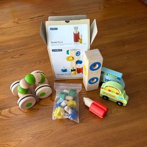 Guidecraft Screw Block Toy Bundle